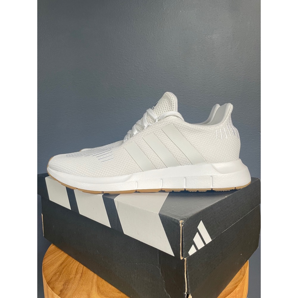 Adidas Swift Run 1.0 Sneakers White Tan Sole Size 10 NWT - Picture 5 of 12